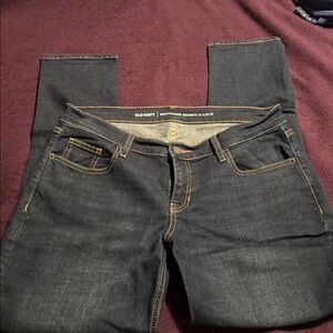 Old Navy Dark Wash Boyfriend Skinny Denim Jeans